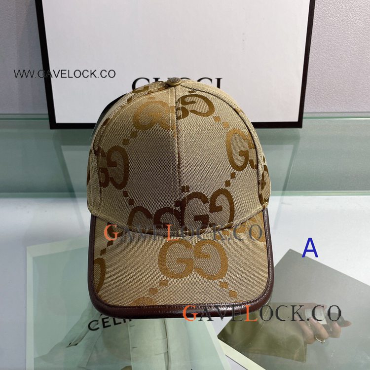 Gucccl Jumbo Gg Canvas Baseball Cap for Sale